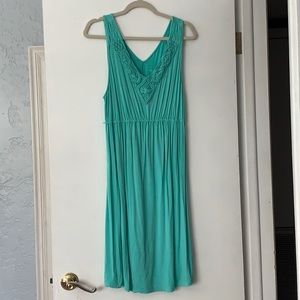 light green maternity dress